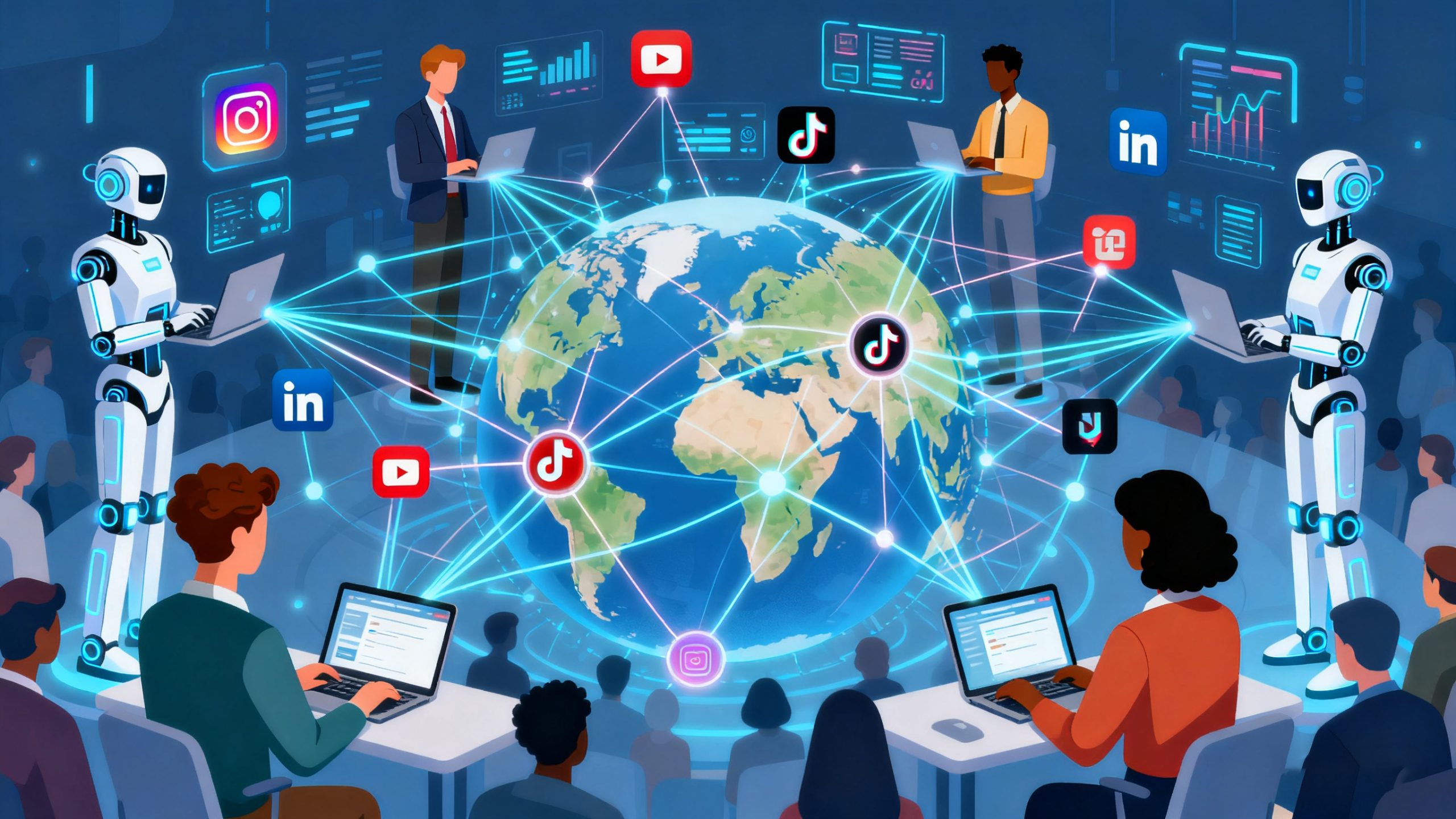How AI Digital Humans Help Your Brand Master the Global Social Media Matrix