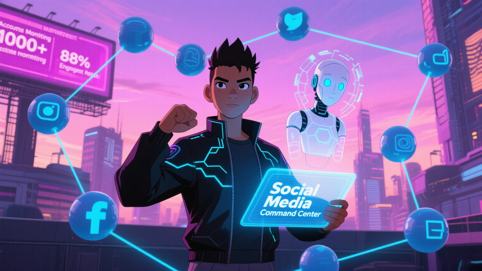 One Person, One AI, One Marketing Empire: Unveiling How AI Automates 1,000 Social Media Accounts