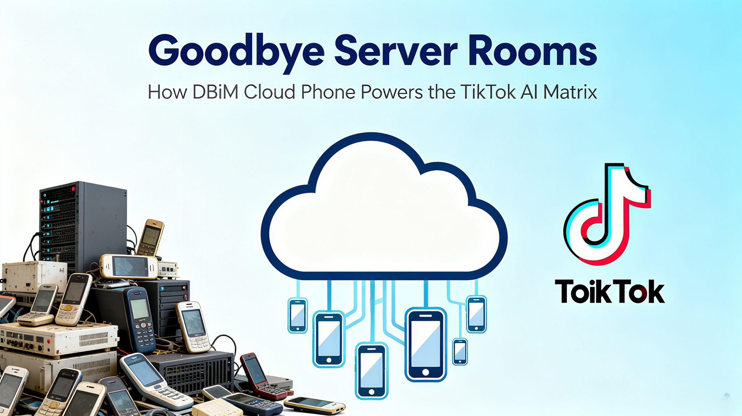 Goodbye Server Rooms: How DBiM Cloud Phone Powers the TikTok AI Matrix for 10x Client Growth